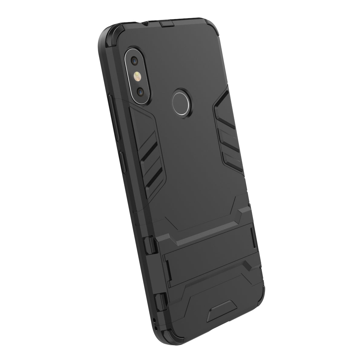 Shockproof PC + TPU Hybrid Kickstand Phone Casing Cover for Xiaomi Mi A2 Lite / Redmi 6 Pro