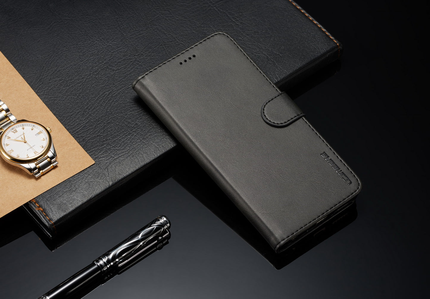 LC.IMEEKE Wallet Stand Leather Protective Case for Xiaomi Redmi Note 5 Pro (Dual Camera) / Redmi Note 5 (China)