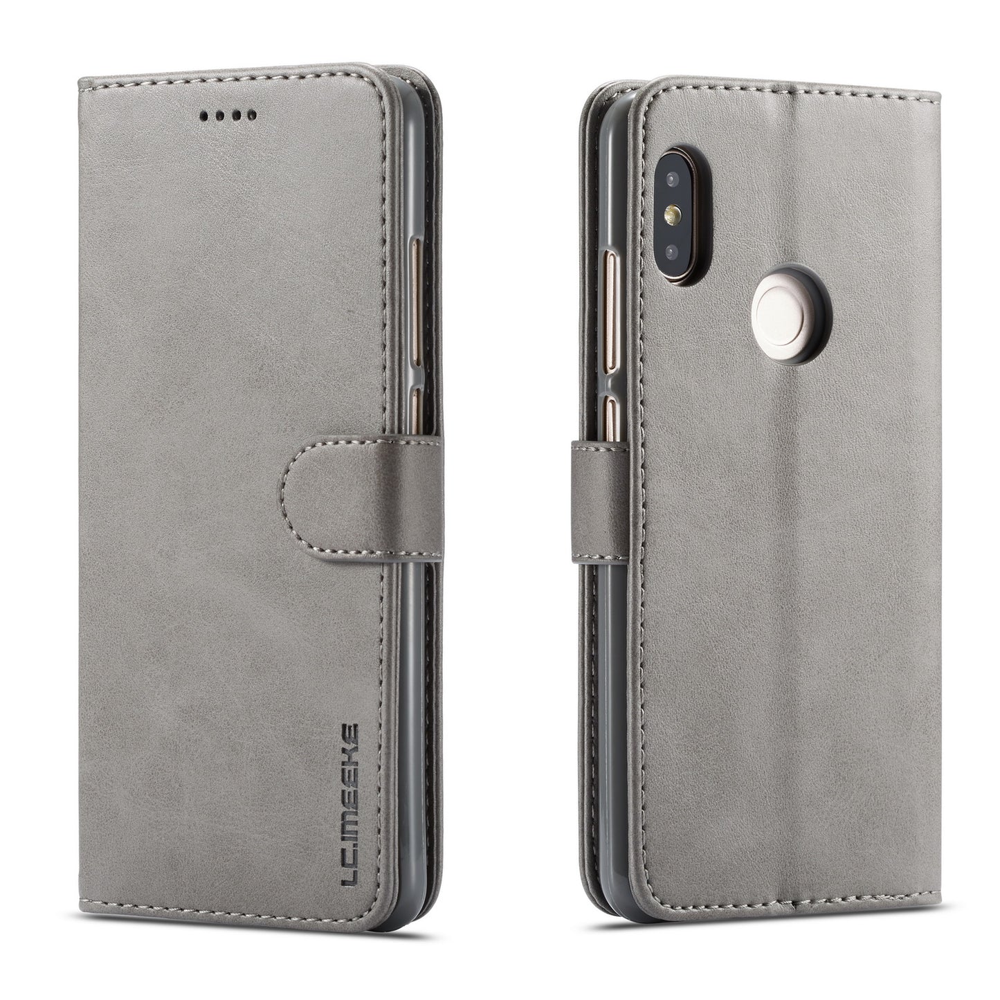 LC.IMEEKE Wallet Stand Leather Protective Case for Xiaomi Redmi Note 5 Pro (Dual Camera) / Redmi Note 5 (China)