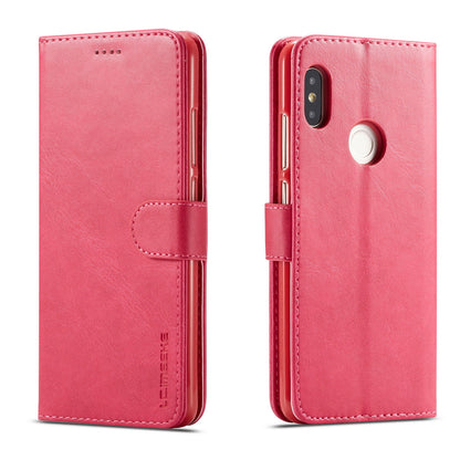 LC.IMEEKE Wallet Stand Leather Protective Case for Xiaomi Redmi Note 5 Pro (Dual Camera) / Redmi Note 5 (China)