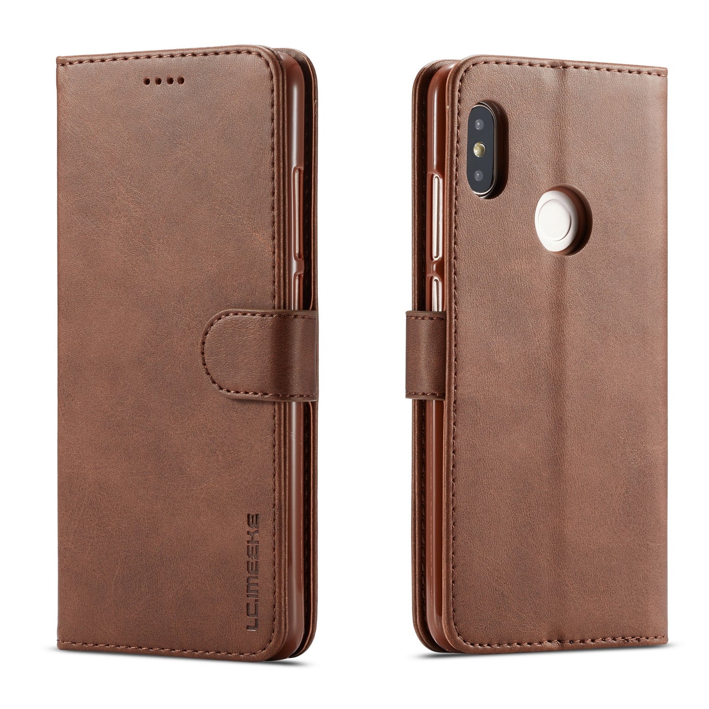 LC.IMEEKE Wallet Stand Leather Protective Case for Xiaomi Redmi Note 5 Pro (Dual Camera) / Redmi Note 5 (China)