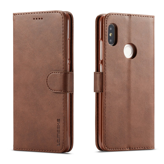 LC.IMEEKE Wallet Stand Leather Protective Case for Xiaomi Redmi Note 5 Pro (Dual Camera) / Redmi Note 5 (China)