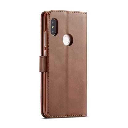 LC.IMEEKE Wallet Stand Leather Protective Case for Xiaomi Redmi Note 5 Pro (Dual Camera) / Redmi Note 5 (China)