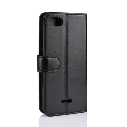 Crazy Horse Magnetic Stand Wallet Leather Mobile Phone Case for Xiaomi Redmi 6A