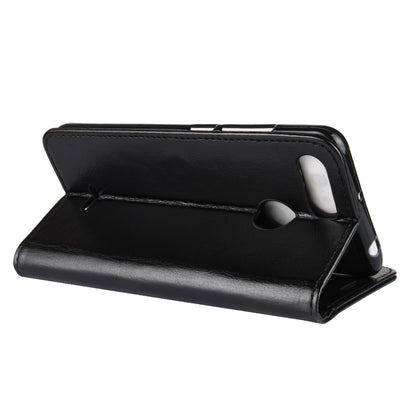 Crazy Horse Wallet Leather Stand Case for Xiaomi Redmi 6 (Dual Camera: 12MP+5MP)