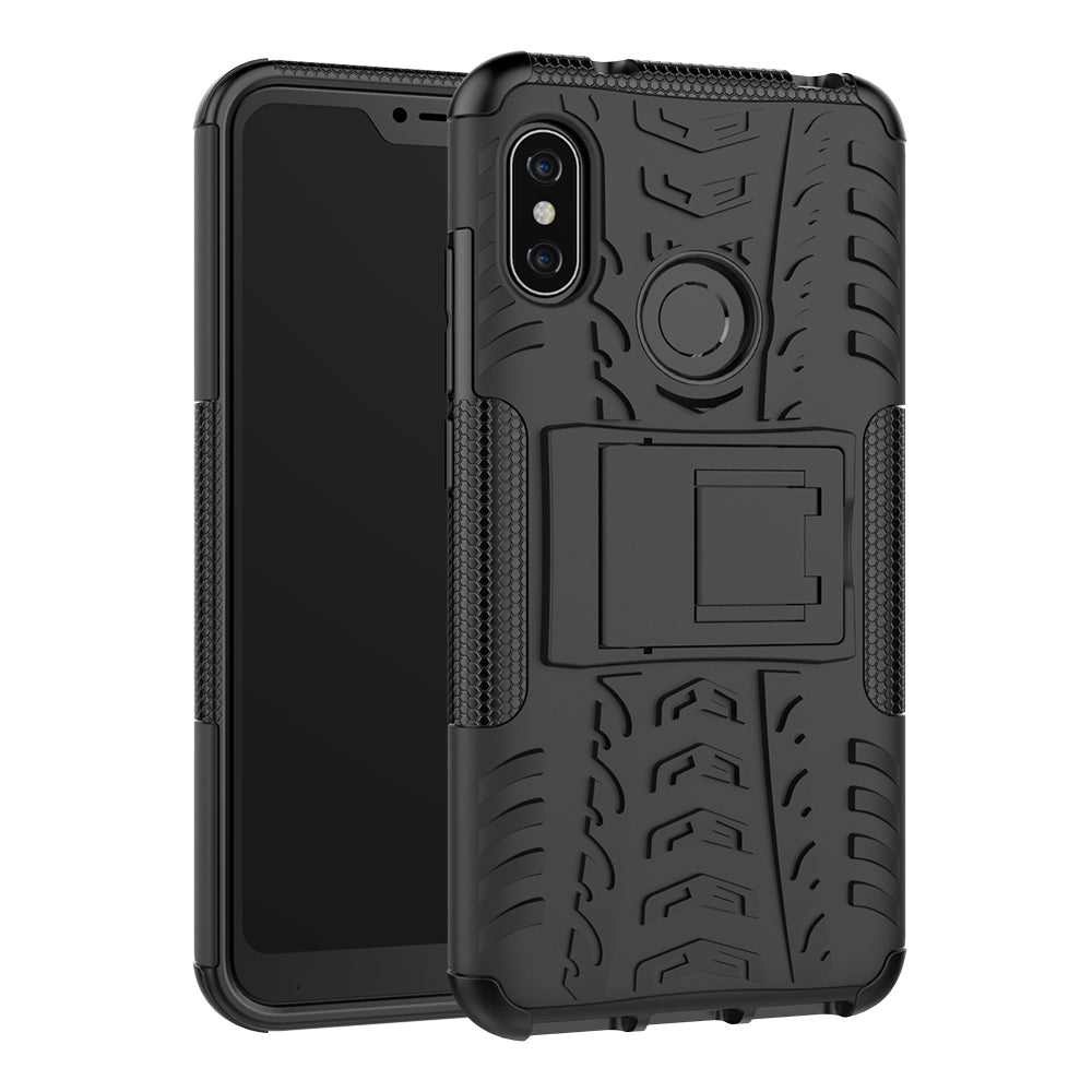 Anti-slip PC + TPU Hybrid Kickstand Case for Xiaomi Mi A2 Lite / Redmi 6 Pro