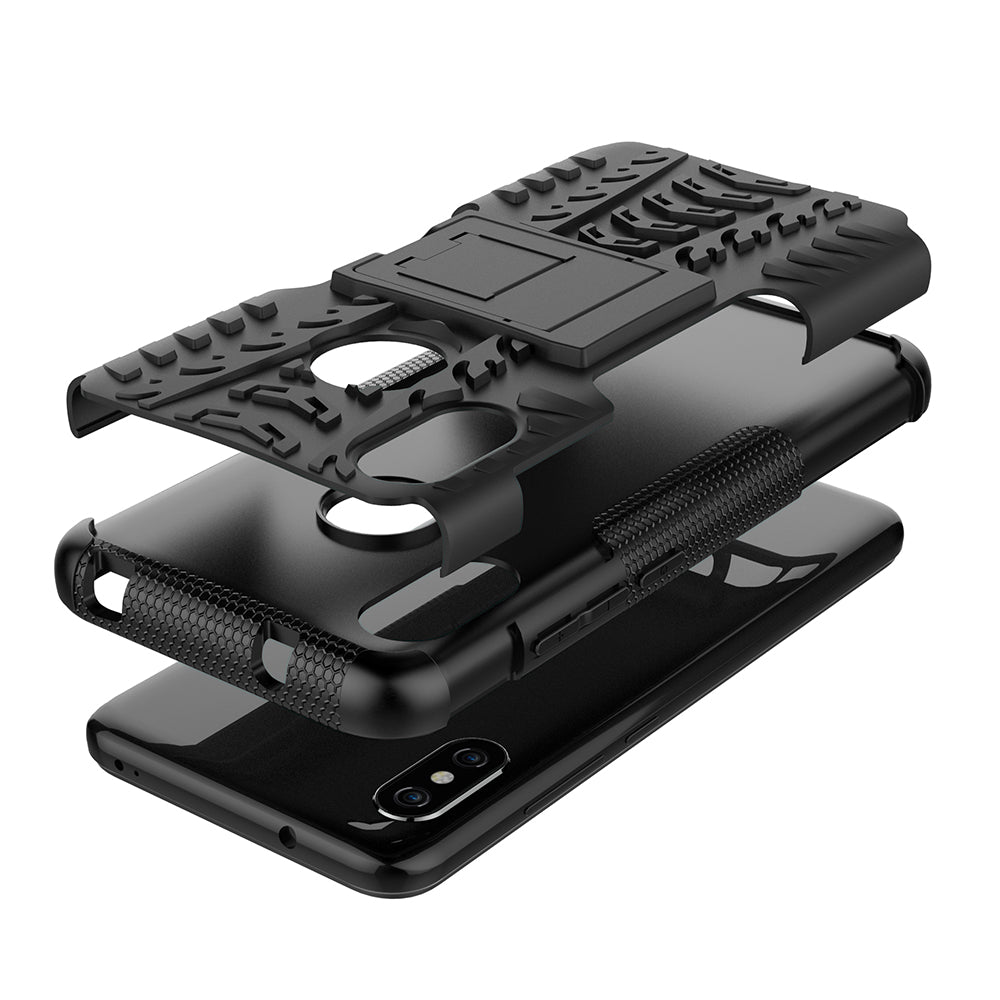 Anti-slip PC + TPU Hybrid Kickstand Case for Xiaomi Mi A2 Lite / Redmi 6 Pro