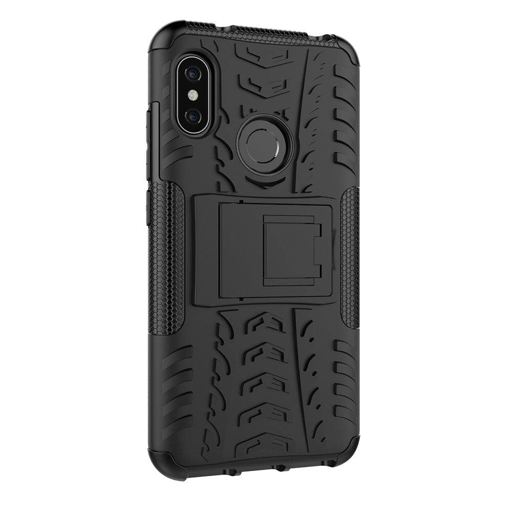 Anti-slip PC + TPU Hybrid Kickstand Case for Xiaomi Mi A2 Lite / Redmi 6 Pro
