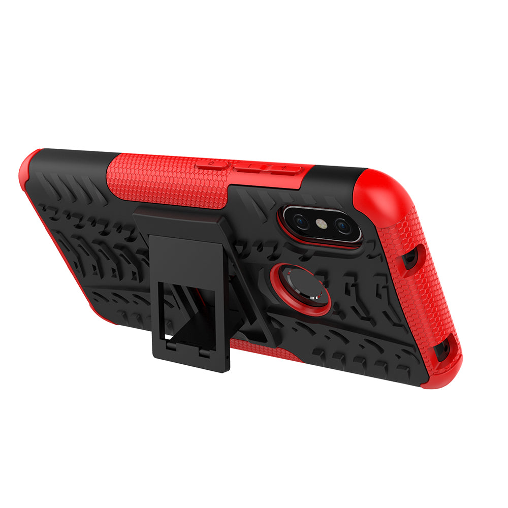 Anti-slip PC + TPU Hybrid Kickstand Case for Xiaomi Mi A2 Lite / Redmi 6 Pro