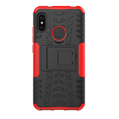 Anti-slip PC + TPU Hybrid Kickstand Case for Xiaomi Mi A2 Lite / Redmi 6 Pro
