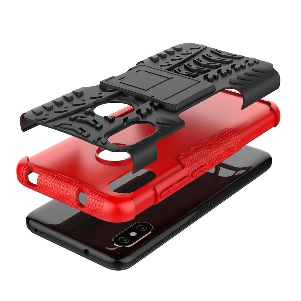 Anti-slip PC + TPU Hybrid Kickstand Case for Xiaomi Mi A2 Lite / Redmi 6 Pro