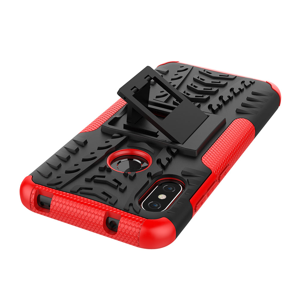 Anti-slip PC + TPU Hybrid Kickstand Case for Xiaomi Mi A2 Lite / Redmi 6 Pro
