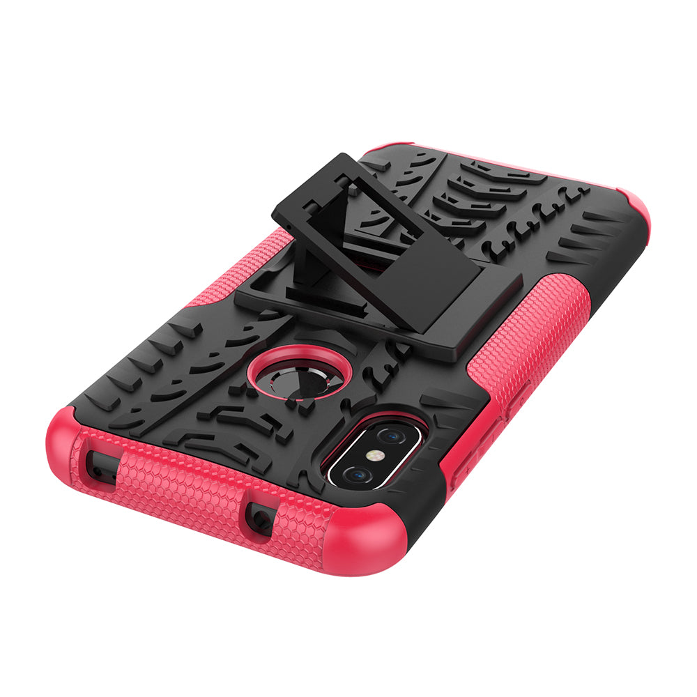 Anti-slip PC + TPU Hybrid Kickstand Case for Xiaomi Mi A2 Lite / Redmi 6 Pro