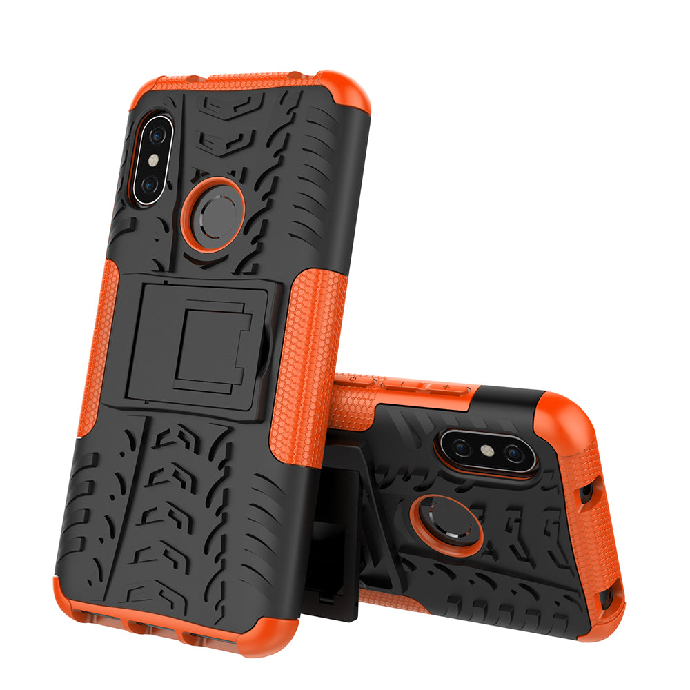 Anti-slip PC + TPU Hybrid Kickstand Case for Xiaomi Mi A2 Lite / Redmi 6 Pro