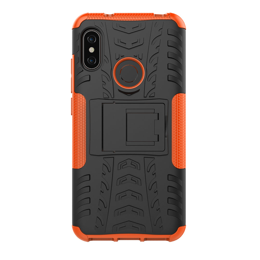 Anti-slip PC + TPU Hybrid Kickstand Case for Xiaomi Mi A2 Lite / Redmi 6 Pro