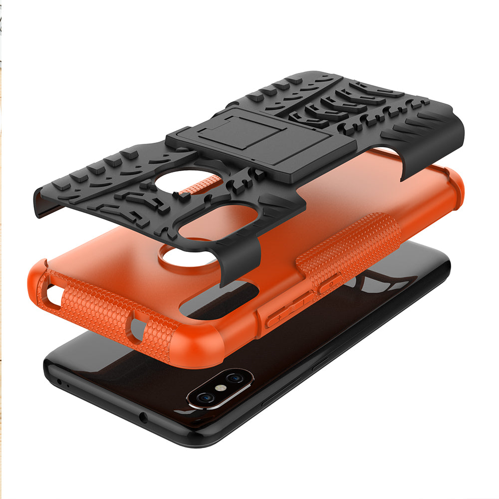 Anti-slip PC + TPU Hybrid Kickstand Case for Xiaomi Mi A2 Lite / Redmi 6 Pro