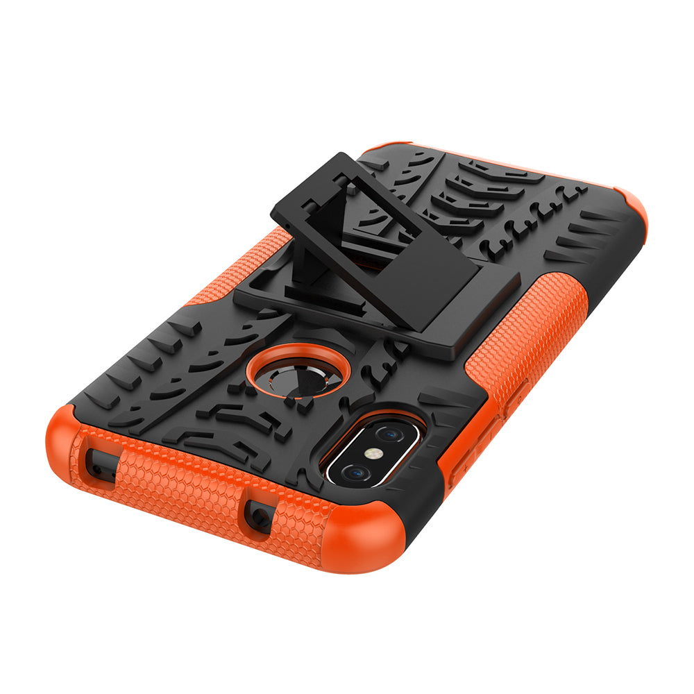 Anti-slip PC + TPU Hybrid Kickstand Case for Xiaomi Mi A2 Lite / Redmi 6 Pro