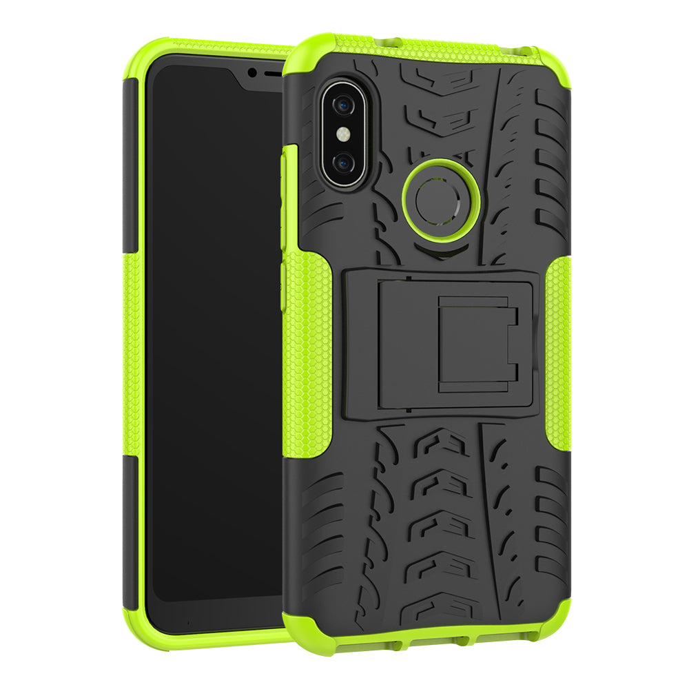 Anti-slip PC + TPU Hybrid Kickstand Case for Xiaomi Mi A2 Lite / Redmi 6 Pro