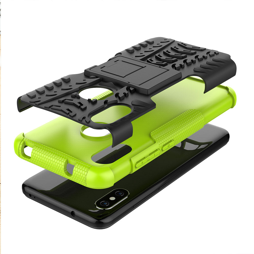 Anti-slip PC + TPU Hybrid Kickstand Case for Xiaomi Mi A2 Lite / Redmi 6 Pro