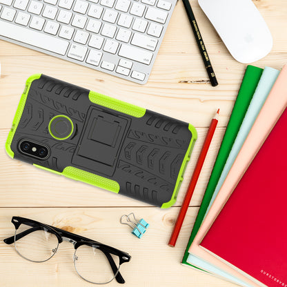 Anti-slip PC + TPU Hybrid Kickstand Case for Xiaomi Mi A2 Lite / Redmi 6 Pro