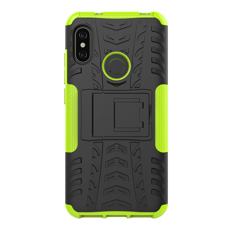 Anti-slip PC + TPU Hybrid Kickstand Case for Xiaomi Mi A2 Lite / Redmi 6 Pro
