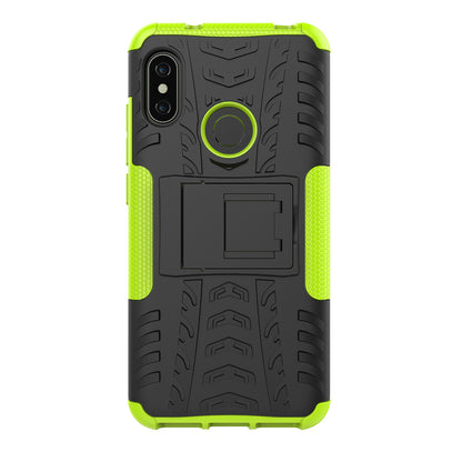 Anti-slip PC + TPU Hybrid Kickstand Case for Xiaomi Mi A2 Lite / Redmi 6 Pro