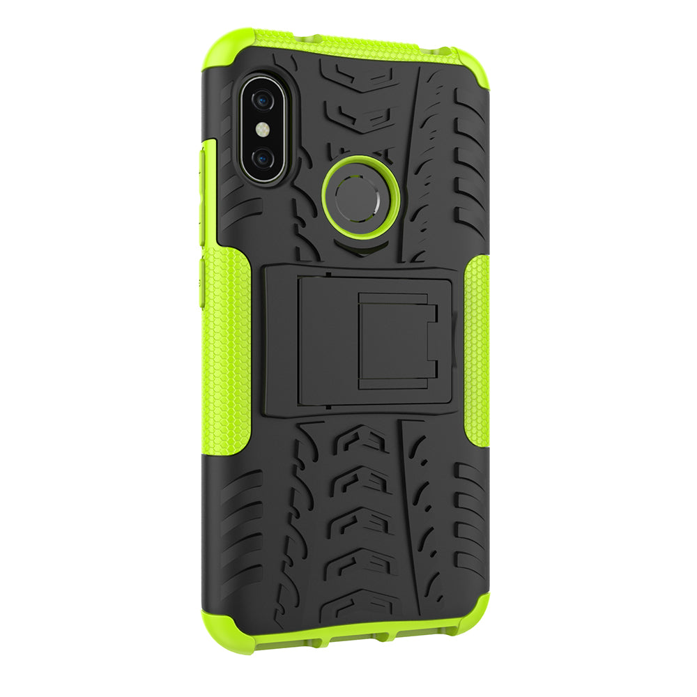 Anti-slip PC + TPU Hybrid Kickstand Case for Xiaomi Mi A2 Lite / Redmi 6 Pro