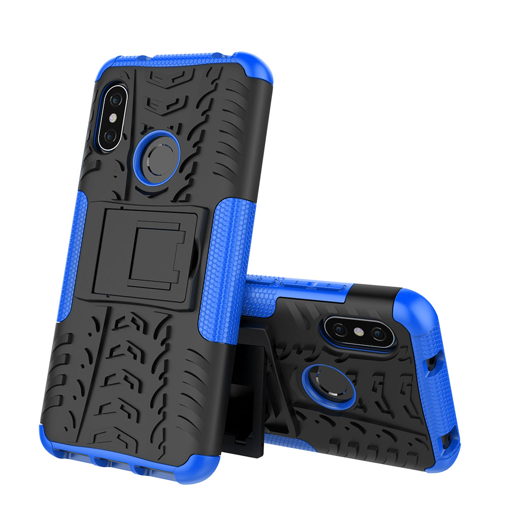 Anti-slip PC + TPU Hybrid Kickstand Case for Xiaomi Mi A2 Lite / Redmi 6 Pro