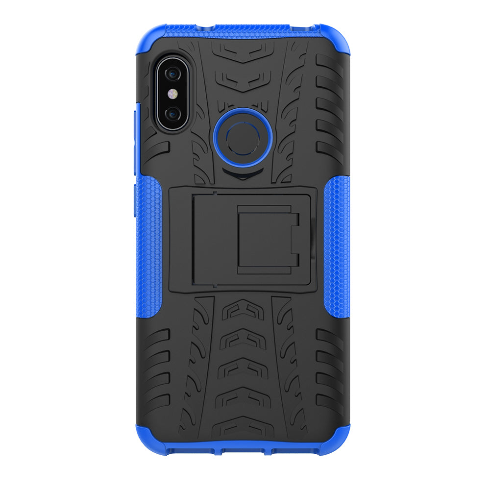 Anti-slip PC + TPU Hybrid Kickstand Case for Xiaomi Mi A2 Lite / Redmi 6 Pro