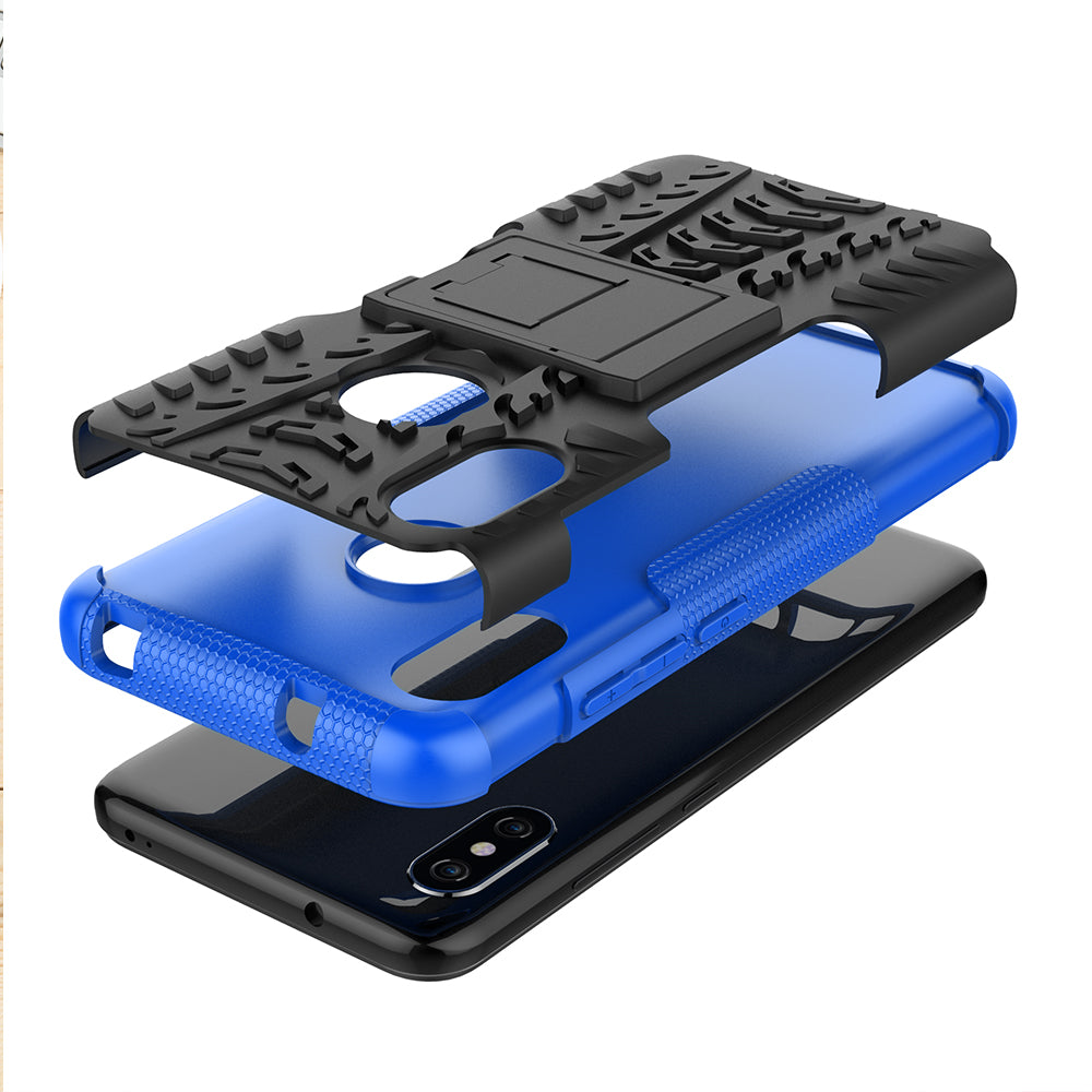 Anti-slip PC + TPU Hybrid Kickstand Case for Xiaomi Mi A2 Lite / Redmi 6 Pro
