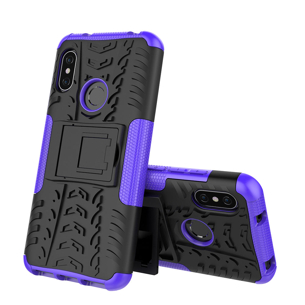 Anti-slip PC + TPU Hybrid Kickstand Case for Xiaomi Mi A2 Lite / Redmi 6 Pro