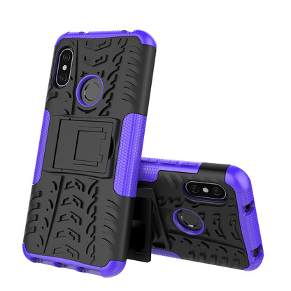 Anti-slip PC + TPU Hybrid Kickstand Case for Xiaomi Mi A2 Lite / Redmi 6 Pro