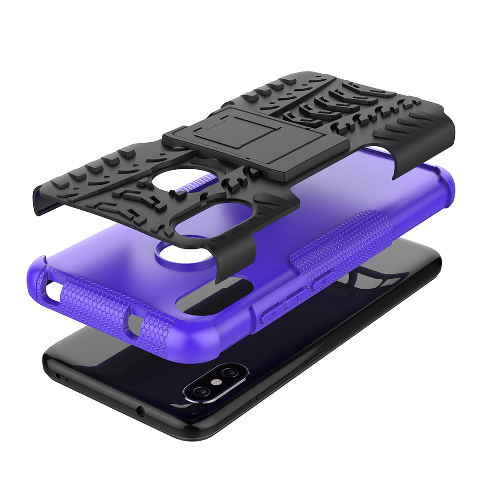 Anti-slip PC + TPU Hybrid Kickstand Case for Xiaomi Mi A2 Lite / Redmi 6 Pro