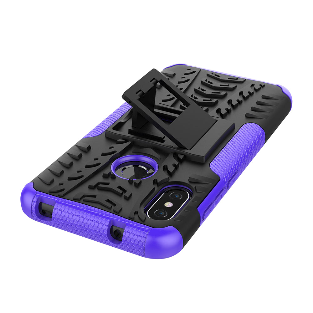 Anti-slip PC + TPU Hybrid Kickstand Case for Xiaomi Mi A2 Lite / Redmi 6 Pro