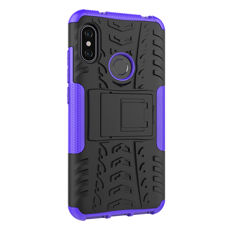 Anti-slip PC + TPU Hybrid Kickstand Case for Xiaomi Mi A2 Lite / Redmi 6 Pro
