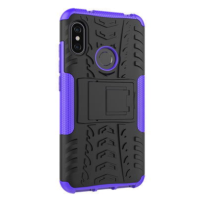 Anti-slip PC + TPU Hybrid Kickstand Case for Xiaomi Mi A2 Lite / Redmi 6 Pro