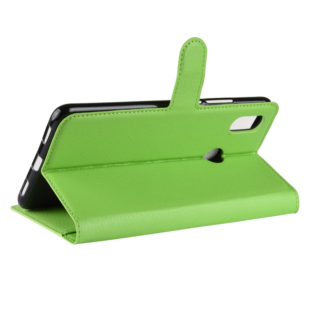 Litchi Skin Wallet Leather Stand Case for Xiaomi Mi Max 3