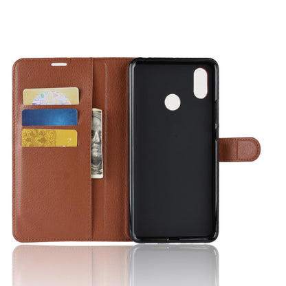 Litchi Skin Wallet Leather Stand Case for Xiaomi Mi Max 3