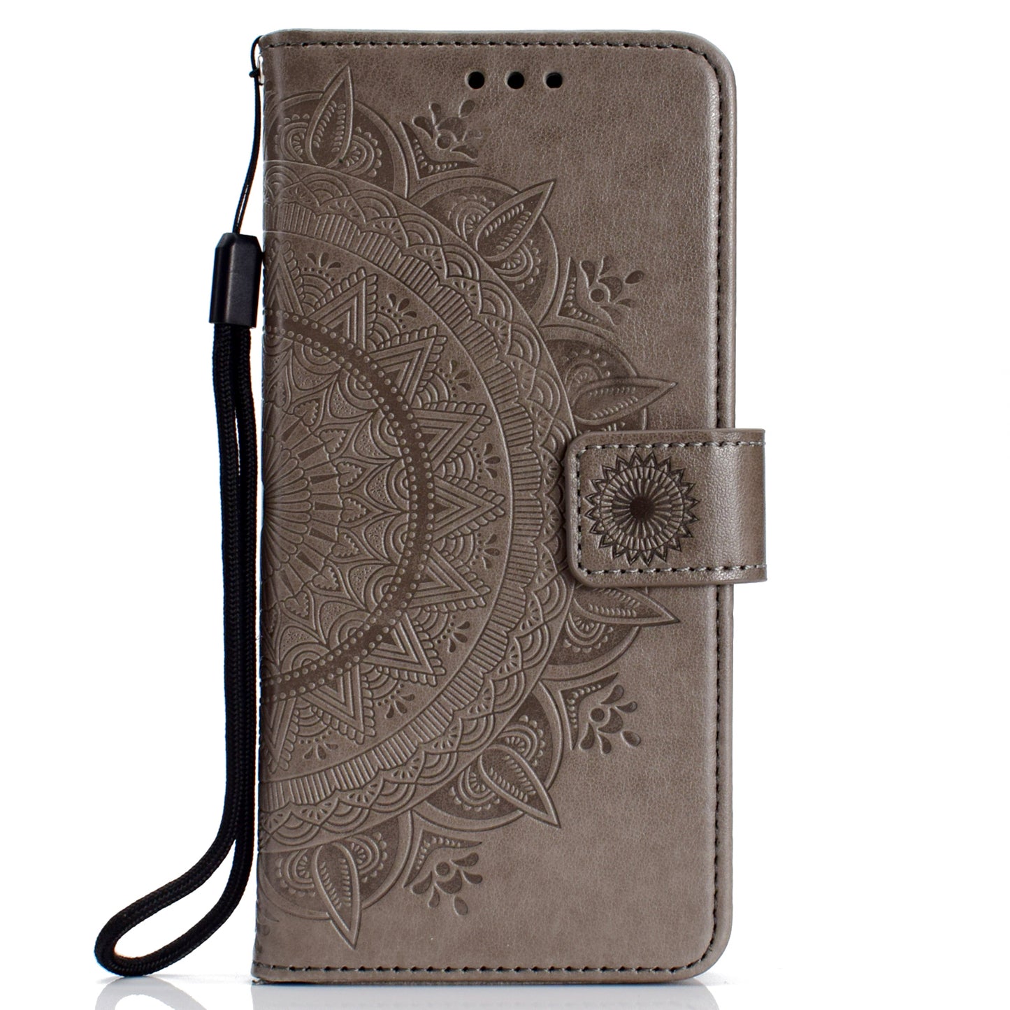 Imprinted Mandala Pattern PU Leather Protection Mobile Phone Case for Xiaomi Redmi Note 5 Pro (Dual Camera) / Redmi Note 5 (China)