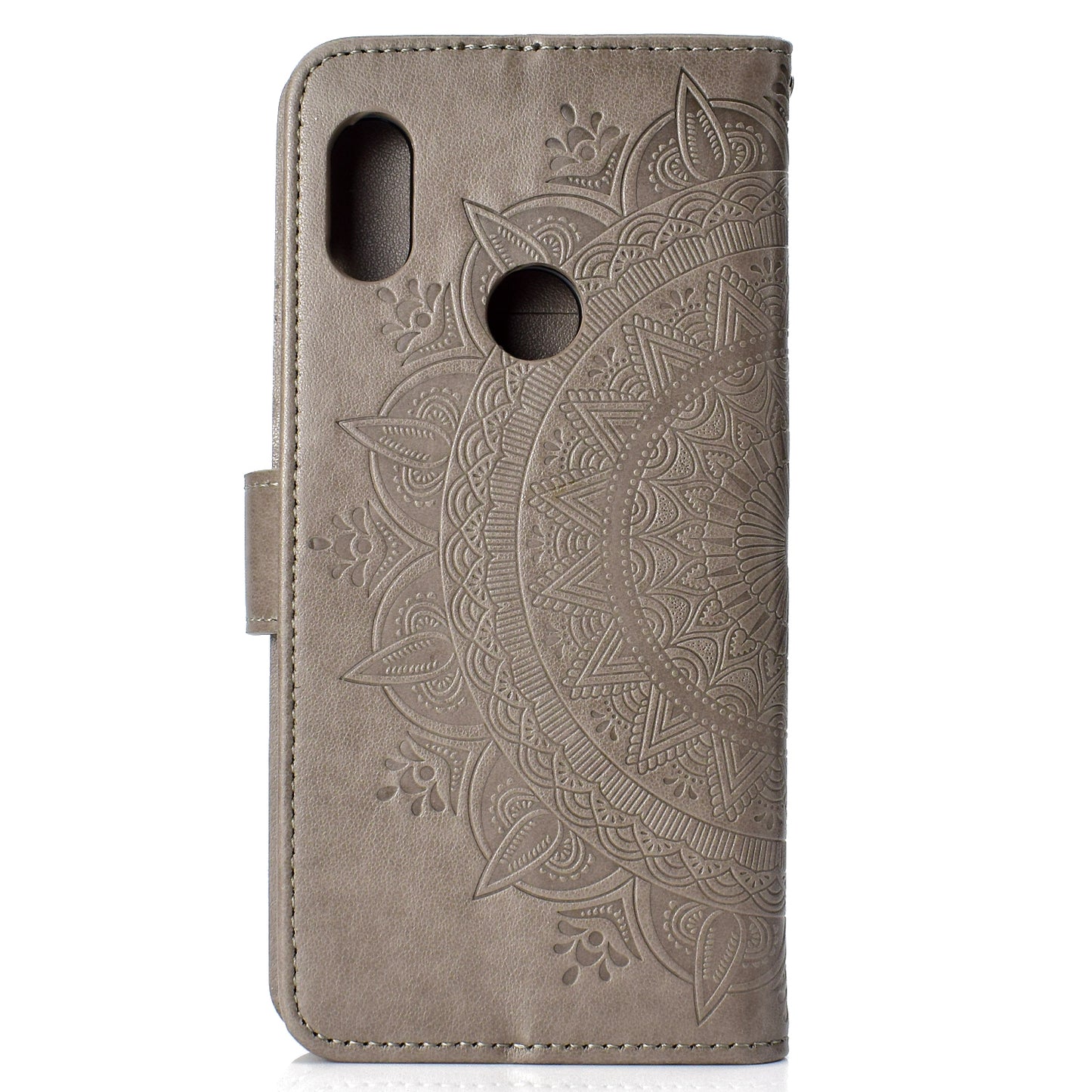 Imprinted Mandala Pattern PU Leather Protection Mobile Phone Case for Xiaomi Redmi Note 5 Pro (Dual Camera) / Redmi Note 5 (China)