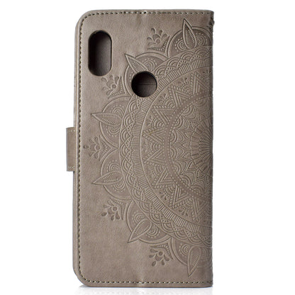 Imprinted Mandala Pattern PU Leather Protection Mobile Phone Case for Xiaomi Redmi Note 5 Pro (Dual Camera) / Redmi Note 5 (China)