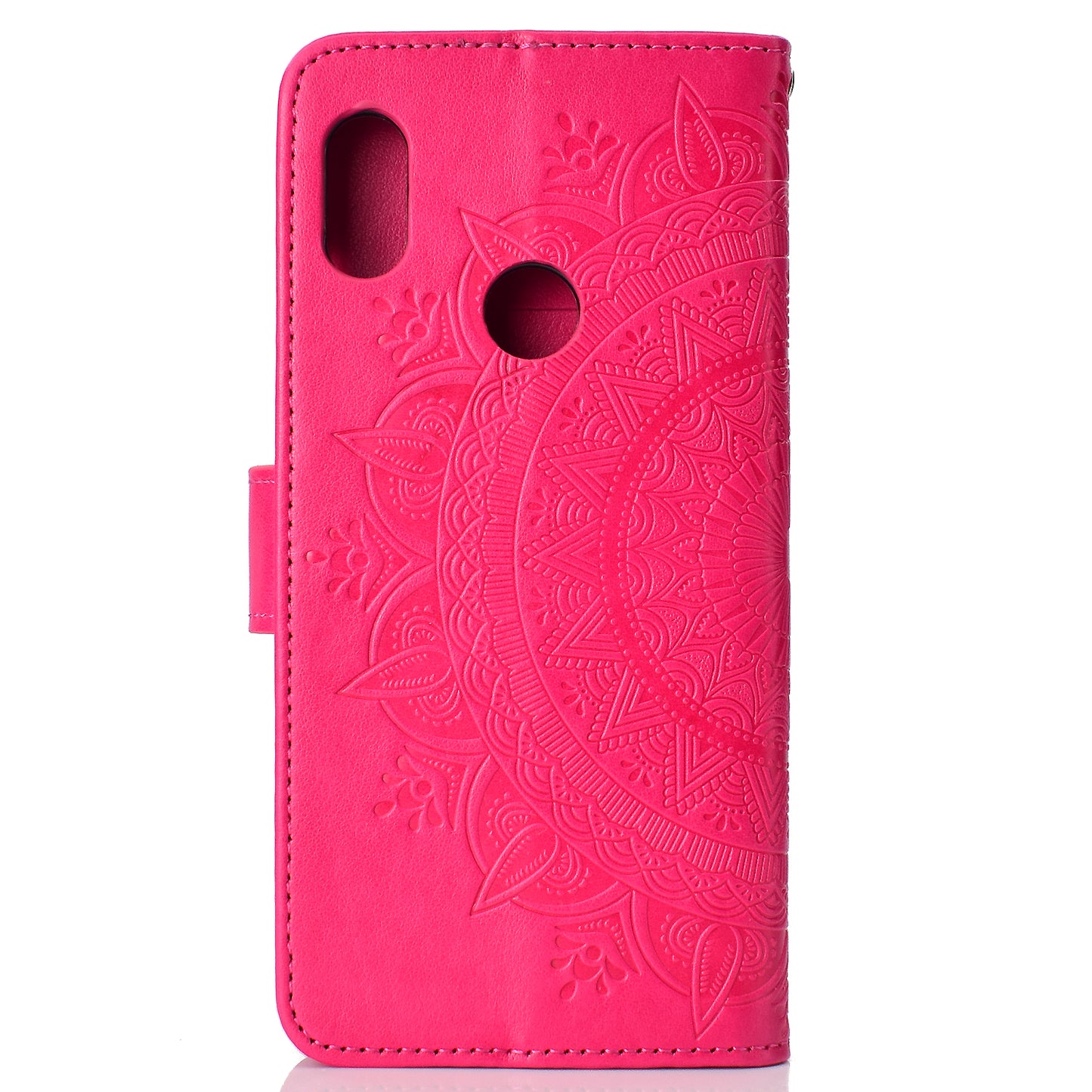 Imprinted Mandala Pattern PU Leather Protection Mobile Phone Case for Xiaomi Redmi Note 5 Pro (Dual Camera) / Redmi Note 5 (China)