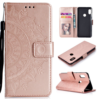 Imprinted Mandala Pattern PU Leather Protection Mobile Phone Case for Xiaomi Redmi Note 5 Pro (Dual Camera) / Redmi Note 5 (China)