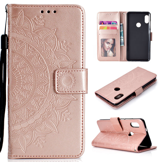 Imprinted Mandala Pattern PU Leather Protection Mobile Phone Case for Xiaomi Redmi Note 5 Pro (Dual Camera) / Redmi Note 5 (China)