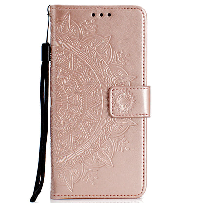 Imprinted Mandala Pattern PU Leather Protection Mobile Phone Case for Xiaomi Redmi Note 5 Pro (Dual Camera) / Redmi Note 5 (China)