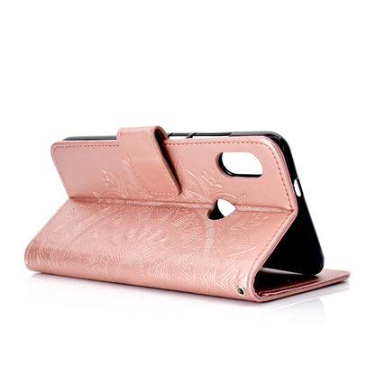 Imprinted Mandala Pattern PU Leather Protection Mobile Phone Case for Xiaomi Redmi Note 5 Pro (Dual Camera) / Redmi Note 5 (China)