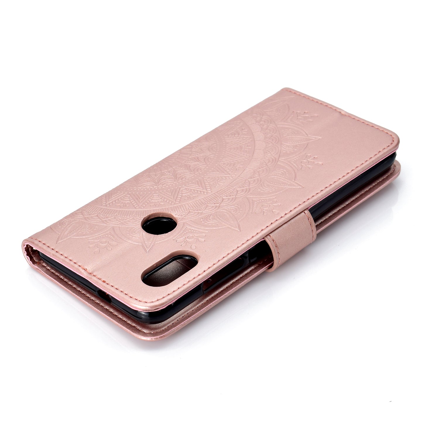 Imprinted Mandala Pattern PU Leather Protection Mobile Phone Case for Xiaomi Redmi Note 5 Pro (Dual Camera) / Redmi Note 5 (China)
