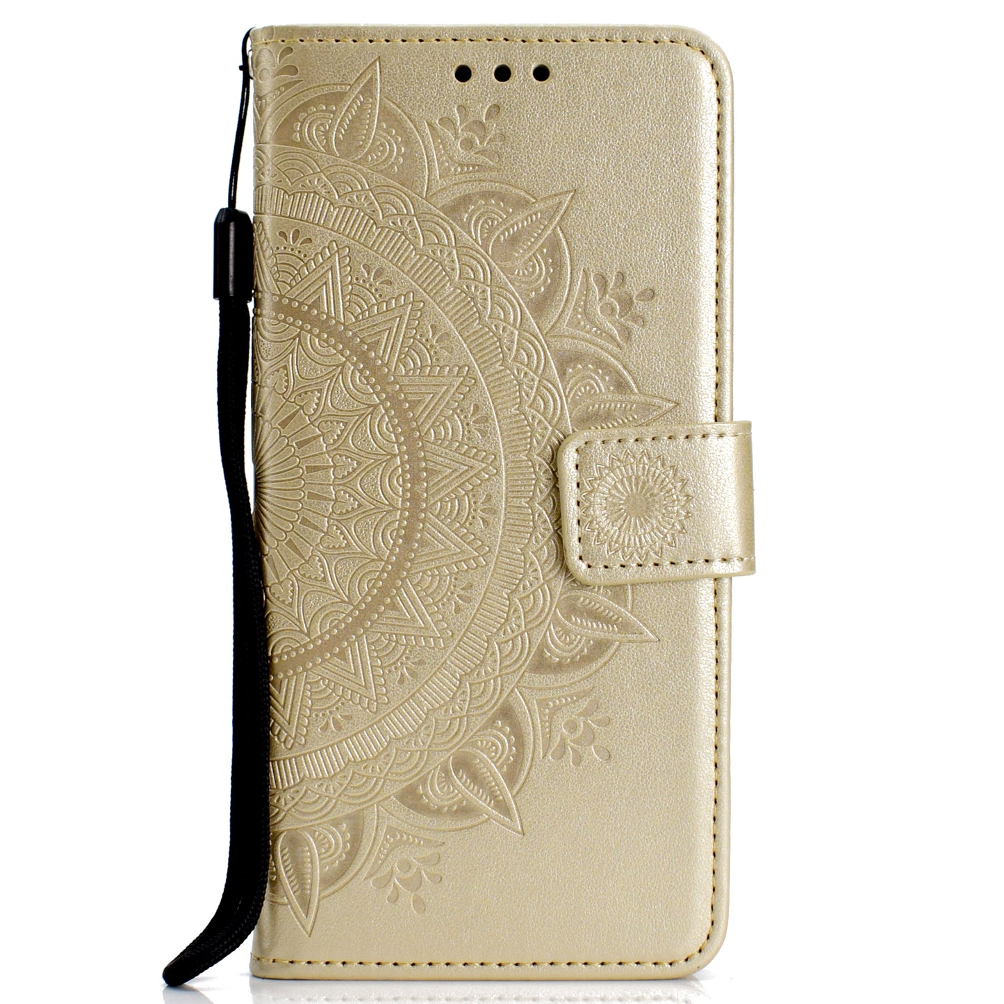 Imprinted Mandala Pattern PU Leather Protection Mobile Phone Case for Xiaomi Redmi Note 5 Pro (Dual Camera) / Redmi Note 5 (China)