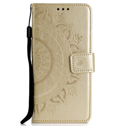 Imprinted Mandala Pattern PU Leather Protection Mobile Phone Case for Xiaomi Redmi Note 5 Pro (Dual Camera) / Redmi Note 5 (China)