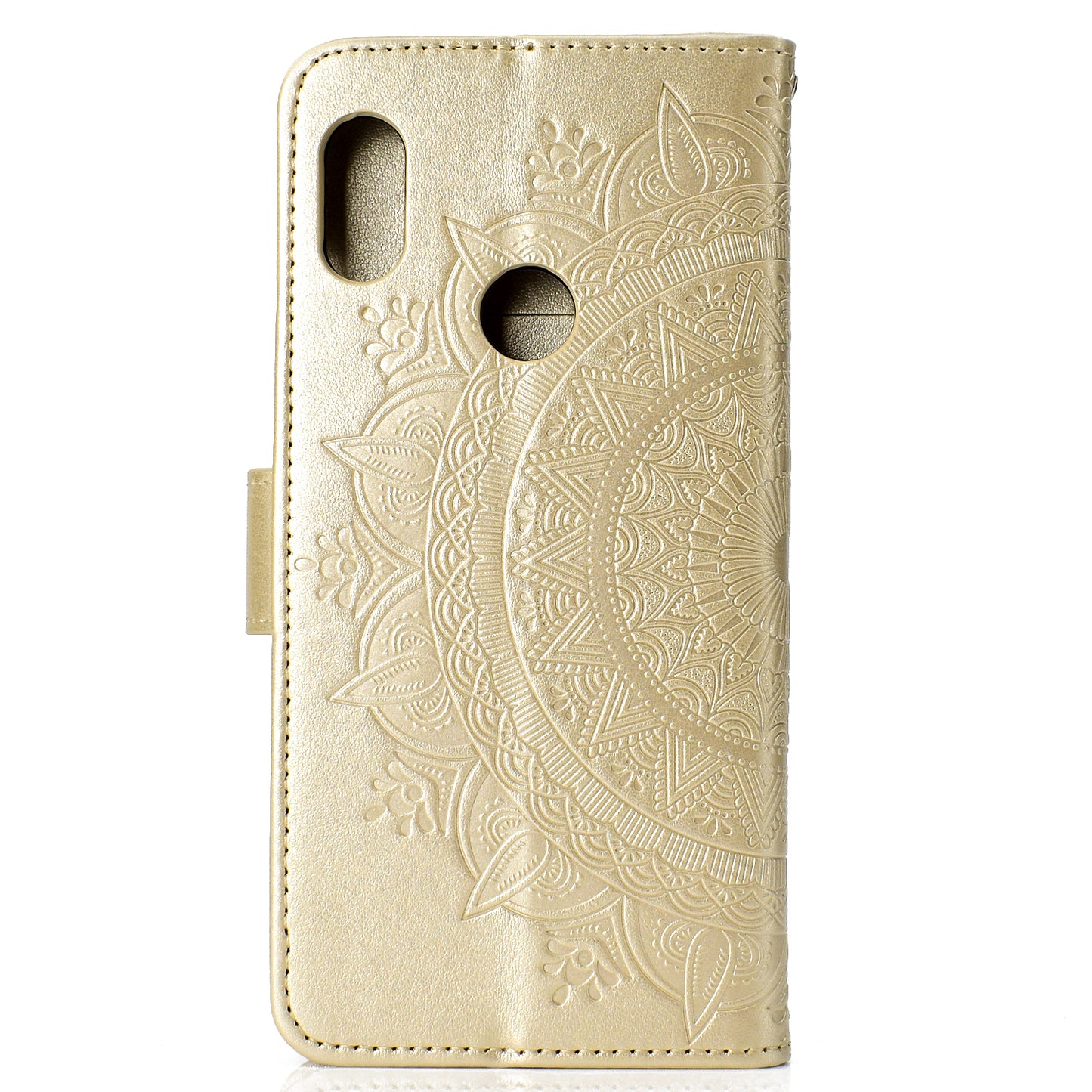 Imprinted Mandala Pattern PU Leather Protection Mobile Phone Case for Xiaomi Redmi Note 5 Pro (Dual Camera) / Redmi Note 5 (China)